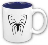 Caneca Aranha - Alça e Fundo Azul